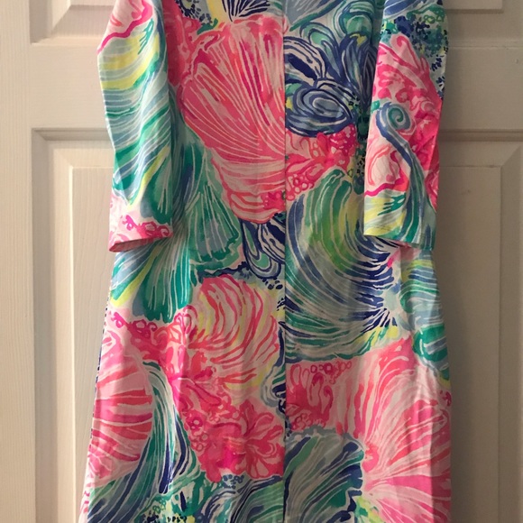 Lilly Pulitzer- NWOT Laurana off shoulder dress - Picture 5 of 5